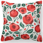Counted Needlepoint Pillow Pattern Blooming Roses, Tapestry Cushion Pattern, Download PDF