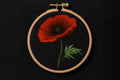 Poppy Hand Embroidery Pattern: Floral Design (PDF Instant Download)