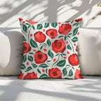 Counted Needlepoint Pillow Pattern Blooming Roses, Tapestry Cushion Pattern, Download PDF