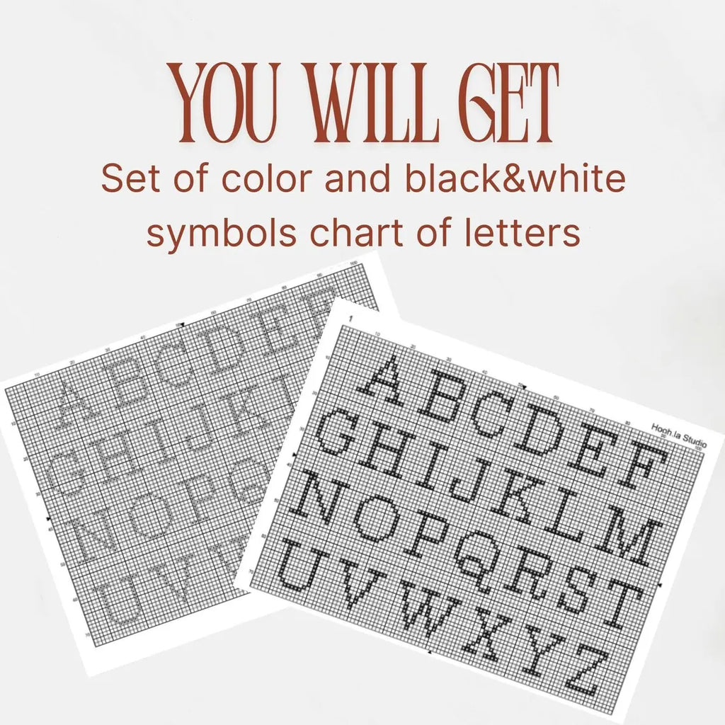 Cross Stitch Christmas Stocking Pattern PDF, Nordic Santa Personalized Name Chart