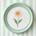 Daisy Cross Stitch Pattern PDF, April Birth Flower Small Floral Chart