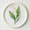 Lily of the Valley Cross Stitch Pattern PDF, May Birth Flower Small Floral Chart