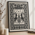 Nordic Yule Goats Cross Stitch Pattern PDF, Julbock Christmas Sampler