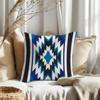 Counted Needlepoint Pillow Pattern Southwestern Star, Tapestry Cushion Pattern, Download PDF