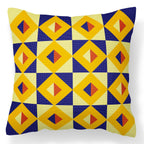 Counted Needlepoint Pillow Pattern Retro Geometric, Tapestry Cushion Pattern, Download PDF