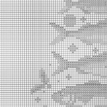 Sardines Christmas Tree Cross Stitch Pattern PDF, Funny Fish Christmas Decor