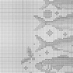 Sardines Christmas Tree Cross Stitch Pattern PDF, Funny Fish Christmas Decor