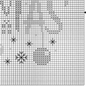 Christmas Typography small cross stitch pattern pdf