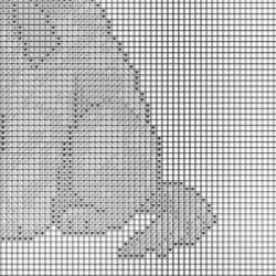 Funny Christmas Dog Cross Stitch Pattern PDF