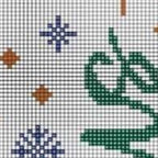 Nativity Cross Stitch Pattern PDF, Small Christmas Tree Jesus with Cross