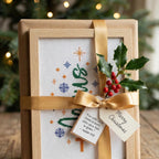Nativity Cross Stitch Pattern PDF, Small Christmas Tree Jesus with Cross