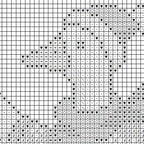 Christmas Goose Cross Stitch Pattern PDF, Whimsy Skating Bird Holiday Chart